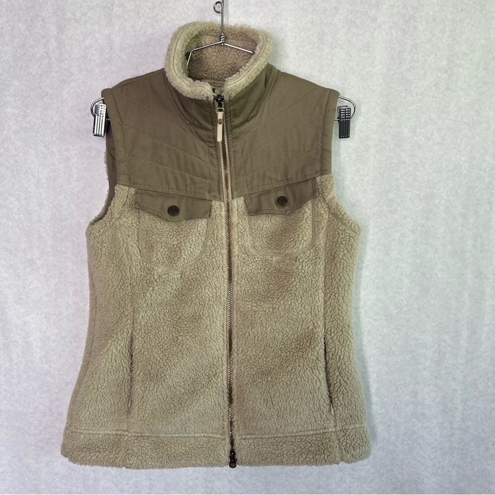 Royal Robbins Vest Womens Medium Fleece Sherpa Full Zip Outdoors